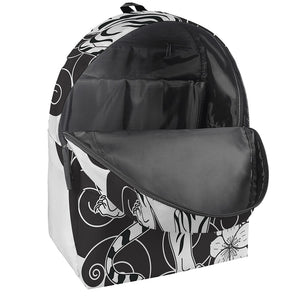 Japanese White Tiger Tattoo Print Backpack