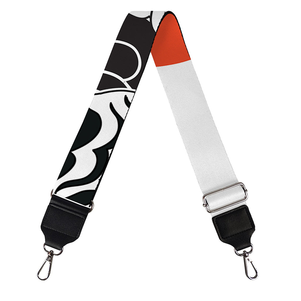 Japanese White Tiger Tattoo Print Bag Strap