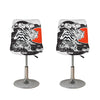 Japanese White Tiger Tattoo Print Bar Stool Covers