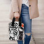 Japanese White Tiger Tattoo Print Bible Tote Bag