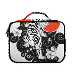 Japanese White Tiger Tattoo Print Briefcase Bible Bag