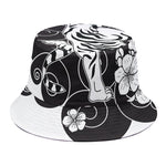 Japanese White Tiger Tattoo Print Bucket Hat