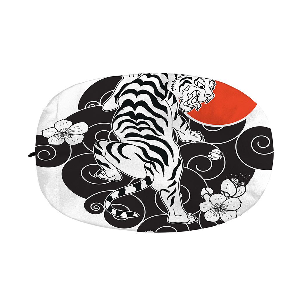 Japanese White Tiger Tattoo Print Car Side Mirror Covers