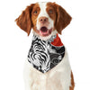 Japanese White Tiger Tattoo Print Dog Bandana