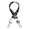 Japanese White Tiger Tattoo Print Dog Seat Belt