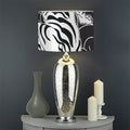 Japanese White Tiger Tattoo Print Drum Lamp Shade