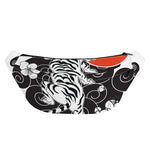 Japanese White Tiger Tattoo Print Fanny Pack