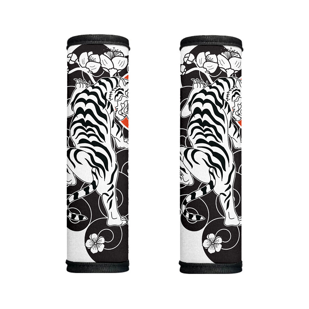 Japanese White Tiger Tattoo Print Handle Covers