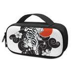 Japanese White Tiger Tattoo Print Insulin Cooler Travel Case