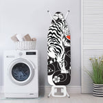 Japanese White Tiger Tattoo Print Ironing Board Cover