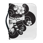 Japanese White Tiger Tattoo Print Leather Bible Cover