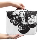 Japanese White Tiger Tattoo Print Leather Bible Cover