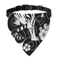 Japanese White Tiger Tattoo Print Over The Collar Dog Bandana