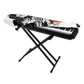 Japanese White Tiger Tattoo Print Piano Keyboard Cover