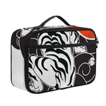 Japanese White Tiger Tattoo Print Portable Lunch Bag