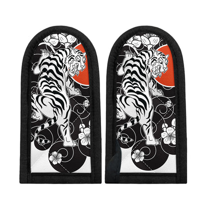 Japanese White Tiger Tattoo Print Skillet Handle Cover
