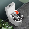 Japanese White Tiger Tattoo Print Toilet Lid Cover