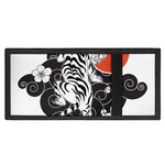 Japanese White Tiger Tattoo Print Trifold Wallet