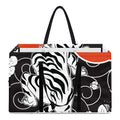 Japanese White Tiger Tattoo Print Utility Tote Bag