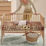 Jesus Religious Words Print Baby Crib Sheet