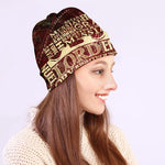 Jesus Religious Words Print Beanie