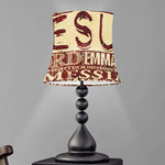 Jesus Religious Words Print Bell Lamp Shade