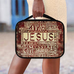 Jesus Religious Words Print Classic Bible Case