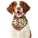 Jesus Religious Words Print Dog Bandana