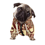 Jesus Religious Words Print Dog Zip Up Hoodie