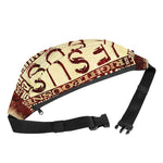 Jesus Religious Words Print Fanny Pack