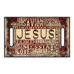 Jesus Religious Words Print Golf Cart Seat Cover