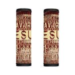Jesus Religious Words Print Handle Covers