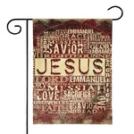 Jesus Religious Words Print House Flag