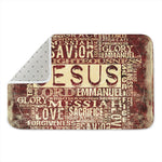 Jesus Religious Words Print Indoor Door Mat