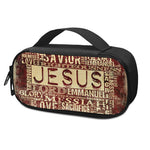 Jesus Religious Words Print Insulin Cooler Travel Case