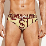 Jesus Religious Words Print Men's Swim Briefs