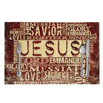 Jesus Religious Words Print Placemat