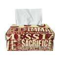 Jesus Religious Words Print Rectangle Tissue Box Cover