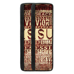 Jesus Religious Words Print Refrigerator Handle Covers