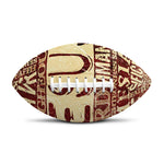 Jesus Religious Words Print Rugby Ball