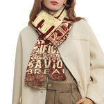 Jesus Religious Words Print Scarf