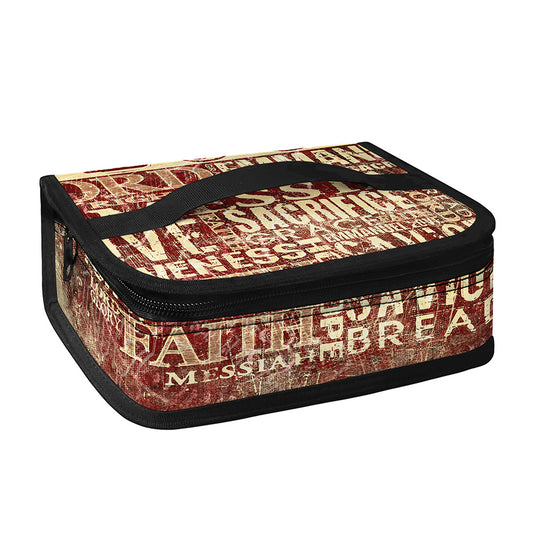 Jesus Religious Words Print Small Lunch Bag