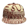 Jesus Religious Words Print Snapback Cap