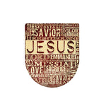 Jesus Religious Words Print Toilet Lid Cover