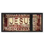 Jesus Religious Words Print Trifold Wallet