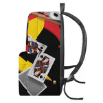 Joker And Playing Cards Print Backpack