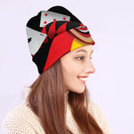 Joker And Playing Cards Print Beanie