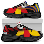 Joker And Playing Cards Print Black Chunky Shoes