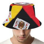 Joker And Playing Cards Print Bucket Hat