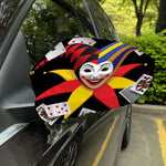 Joker And Playing Cards Print Car Side Mirror Covers